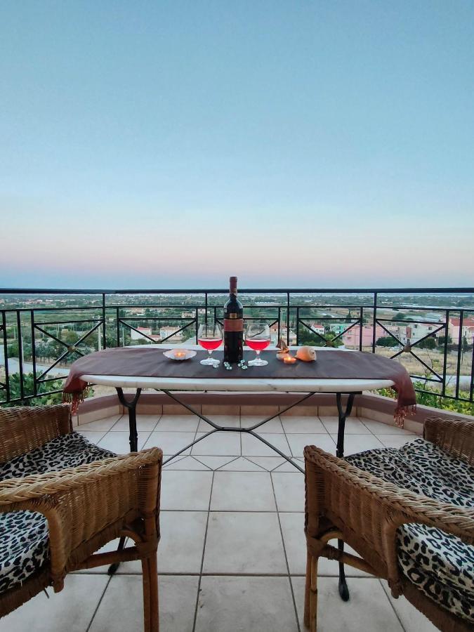 Schinias Bright Spacious Maisonette-Panoramic View Marathon  Luaran gambar