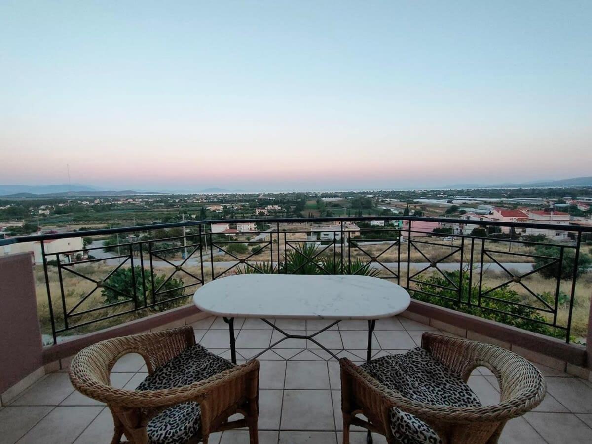 Schinias Bright Spacious Maisonette-Panoramic View Marathon  Luaran gambar