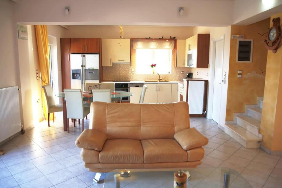 Schinias Bright Spacious Maisonette-Panoramic View Marathon  Luaran gambar